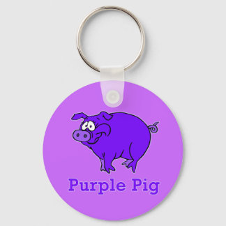 Porte-clés Cochon pourpre sur l'habillement, Mugs, Chemises b