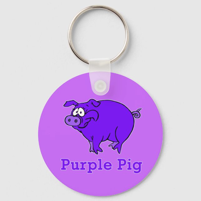 Porte-clés Cochon pourpre sur l'habillement, Mugs, Chemises b (Recto)