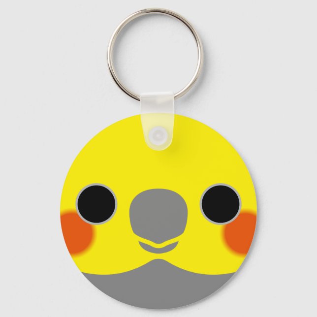 Porte-clés Cockatiel mâle normal (Recto)