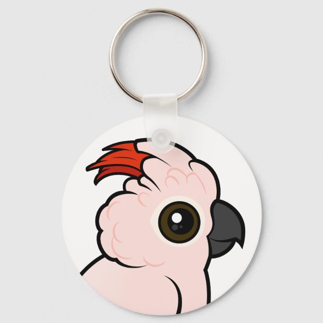 Porte-clés Cockatoo à crête saumon (Recto)