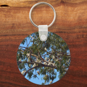Porte-clés Cockatoos D'Arbre Blanc Sauvage, Clavier