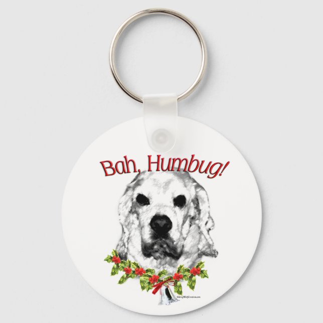 Porte-clés Cocker Spaniel Bah Humbug Porte - clé (Recto)