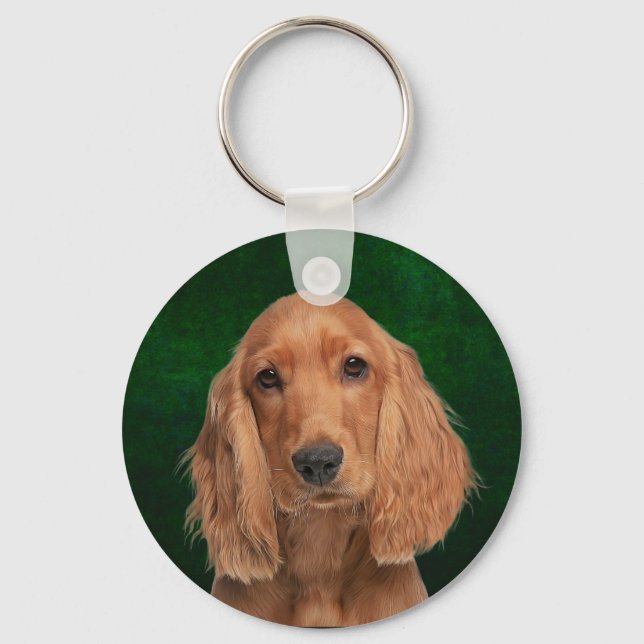 Porte-clés Cocker Spaniel Porte - clé (Recto)