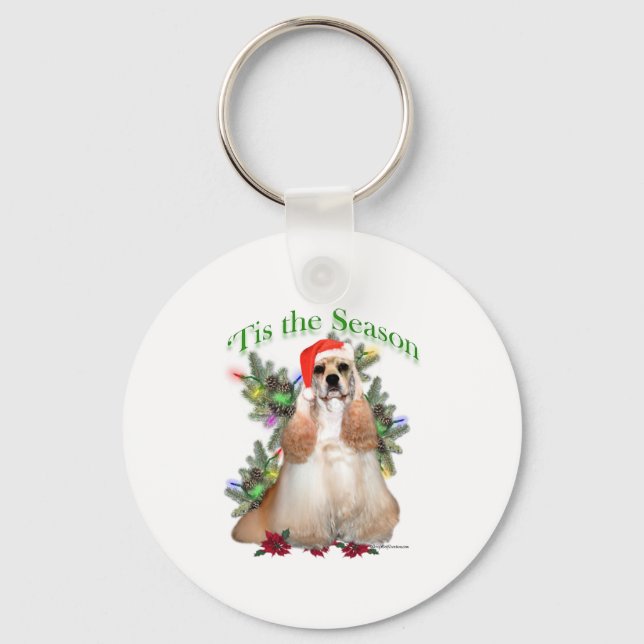 Porte-clés Cocker Spaniel "Tis (Recto)