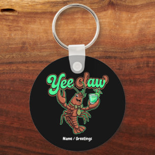 Porte-clés Cocktail côtier rétro Yee Claw aux écrevisses