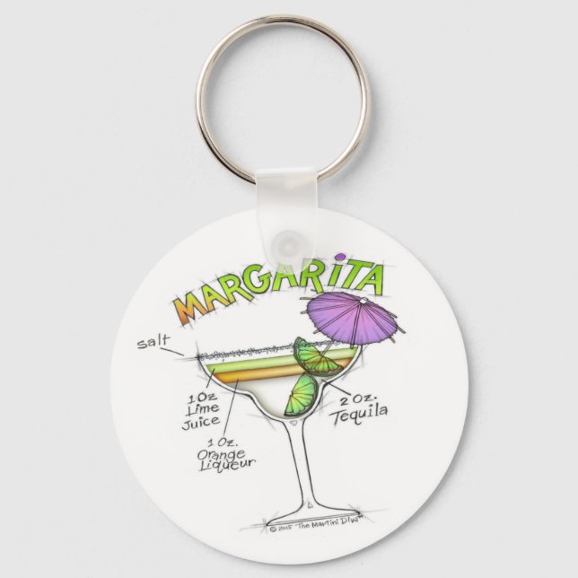 PORTE-CLÉS COCKTAIL MARGARITA RECIPE (Recto)