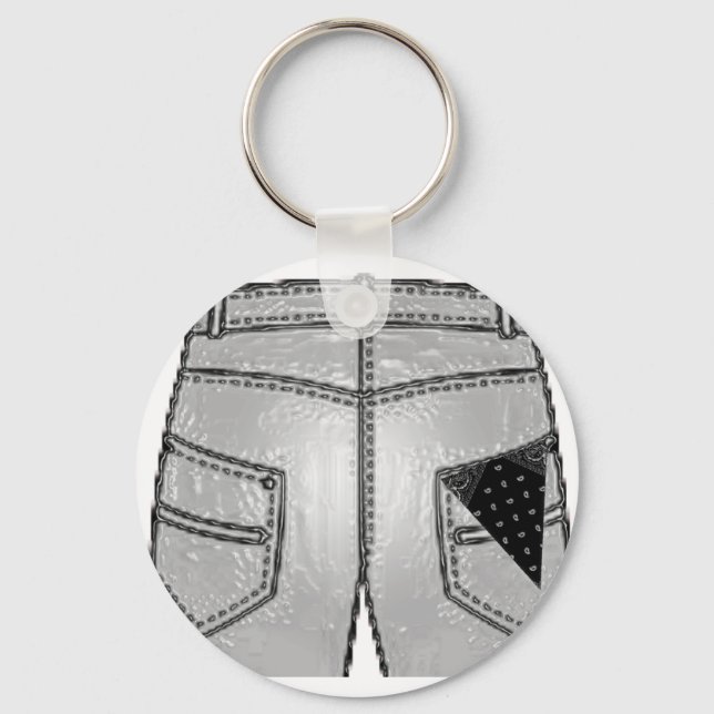 Porte-clés Code Hanky noir droite (Recto)