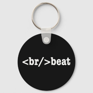 Porte-clés code HTML breakbeat