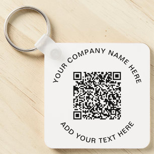 Porte-clés Code QR moderne promu