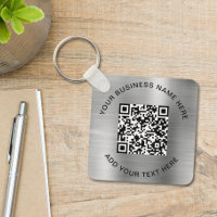 Code QR ou logo promotionnel Argent