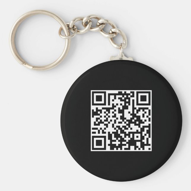Porte-clés code QR personnalisable (Devant)