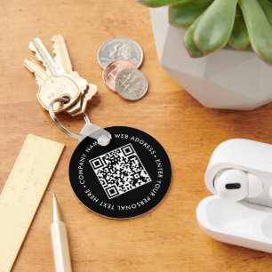 Porte-clés Code QR personnalisé pour la promotion