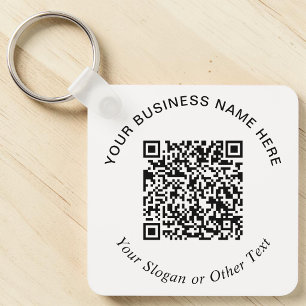 Porte-clés Code QR promotionnel d'entreprise