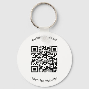 Porte-clés Code QR promotionnel simple pour l'entreprise