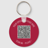 Code QR Votre message spécial Porte - clé surprise