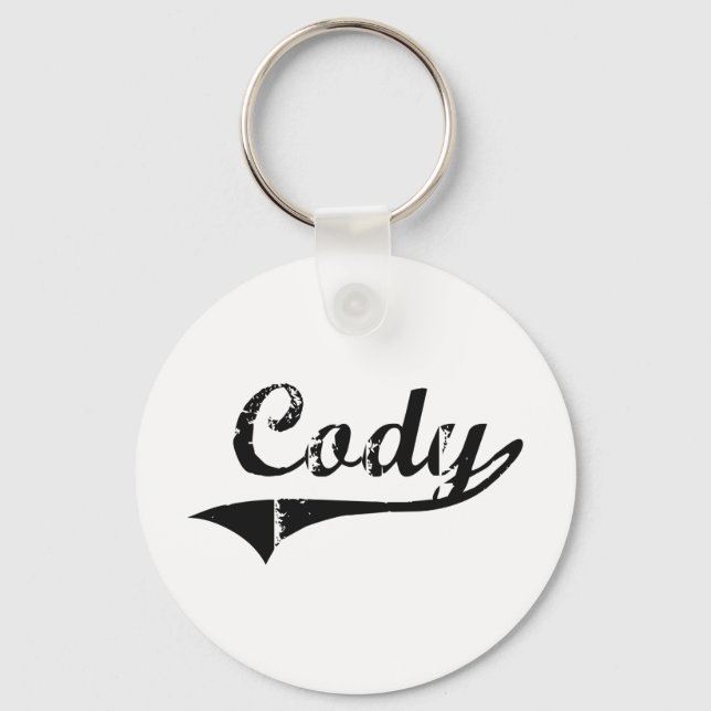 Porte-clés Cody Classic Style Nom (Recto)