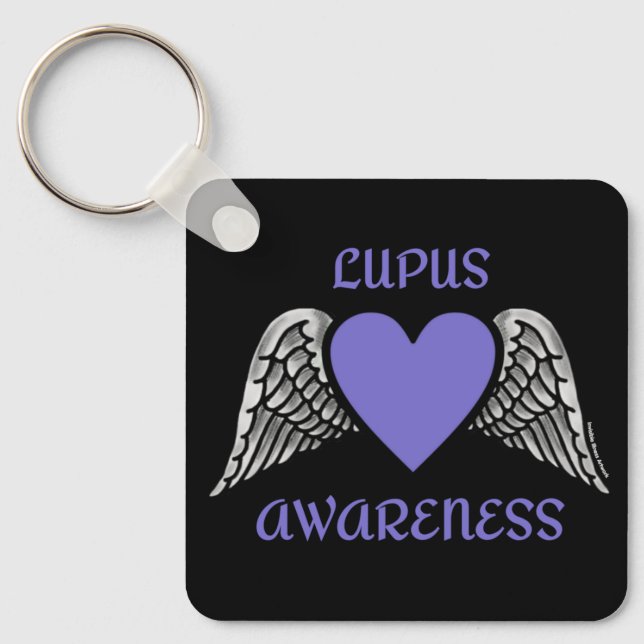 Porte-clés Coeur/ailes...Lupus Porte - clé (Recto)