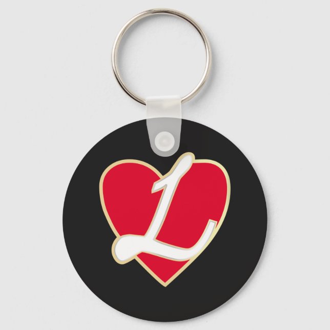 Porte-clés Coeur amoureux (Recto)