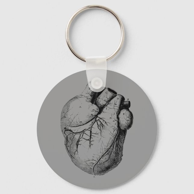 Porte-clés Coeur anatomiquement correct (Recto)