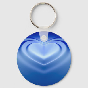 Porte-clés Coeur bleu