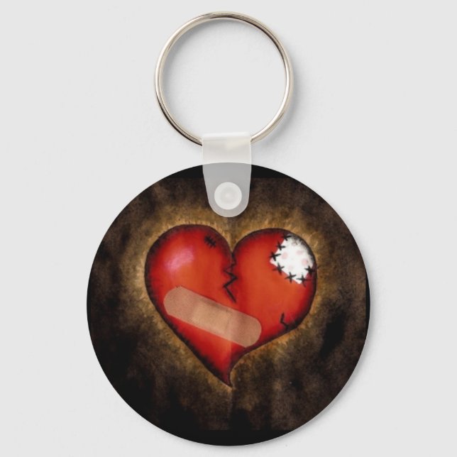 Porte-clés Coeur brisé/porte - clé cardiaque réparateur (Recto)