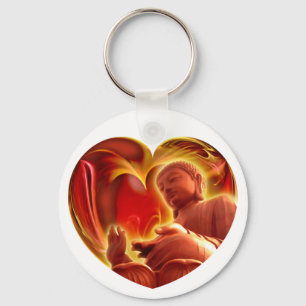 Porte-clés Coeur BUDDHA