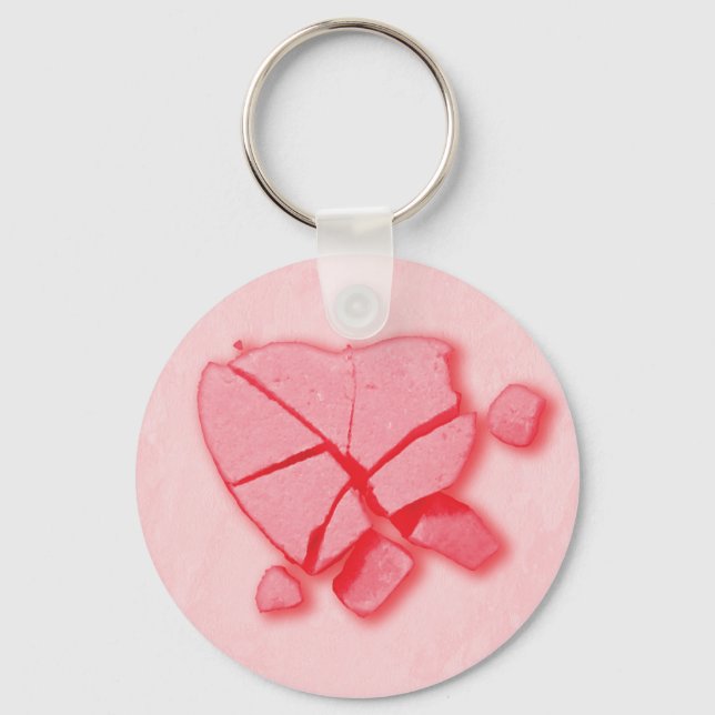 Porte-clés Coeur de bonbons brisé (Recto)