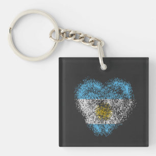 Porte-clés Coeur de l'Argentine