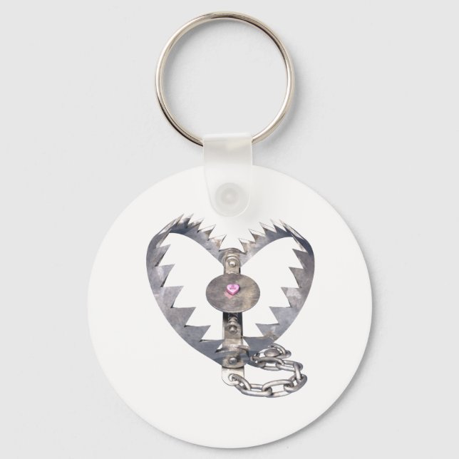 Porte-clés Coeur enveloppant de l'ours (Recto)