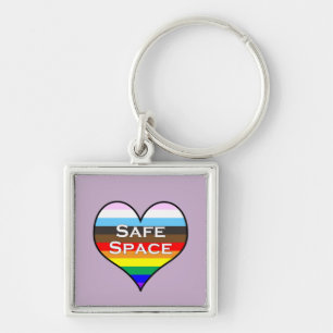 Porte-clés Coeur espace sûr