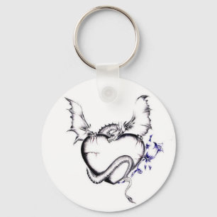 Porte-clés Coeur Et Dragon