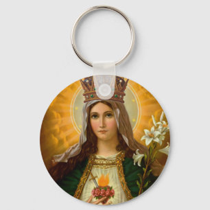 Porte-clés Coeur immaculé de Marie Notre-Dame du Ciel