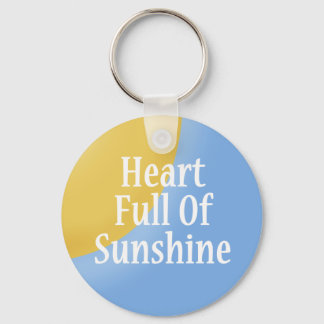 Porte-clés Coeur plein de soleil Porte - clé