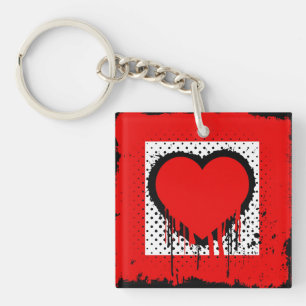 Porte-clés Coeur profond