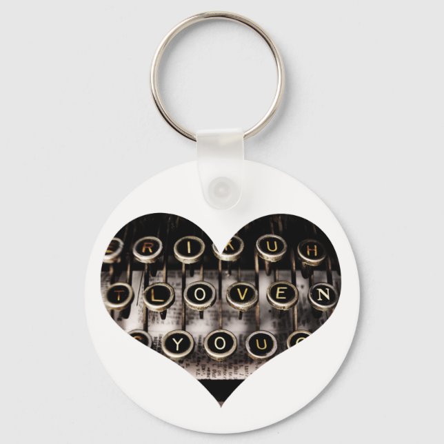 Porte-clés Coeur tapé (Recto)