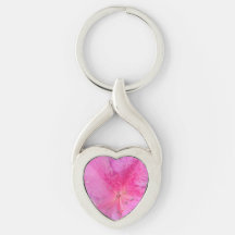 Coeur tordu rose vibrant