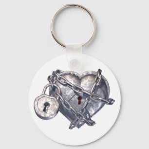 Porte-clés Coeur verrouillé