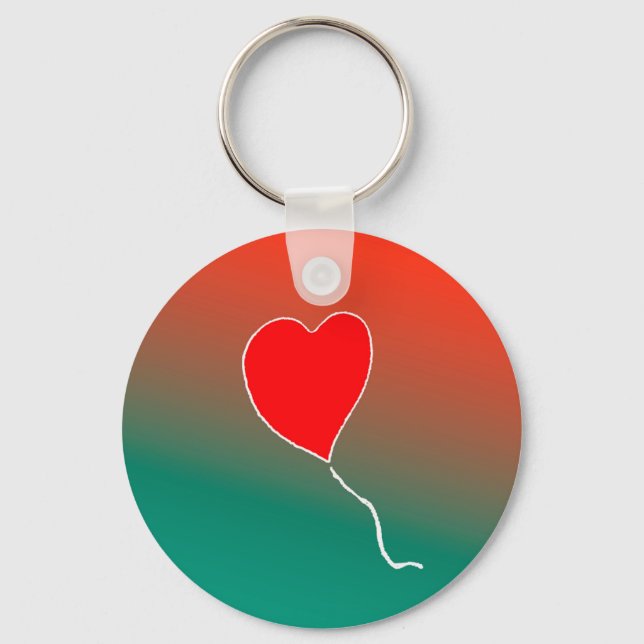Porte-clés Coeur volant (Recto)