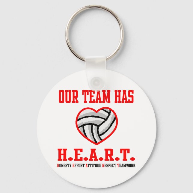 Porte-clés Coeur VolleyChick (Recto)