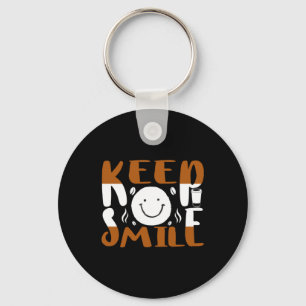 Porte-clés Coffe Art Keep Smile