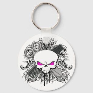 Porte-clés Coiffeur crâne
