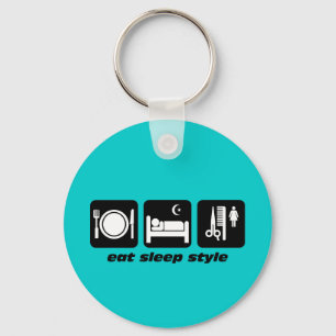 Porte-clés Coiffeur drôle