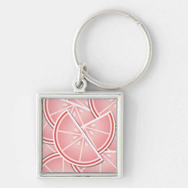 Porte-clés Coincés de pamplemousse rose (Devant)