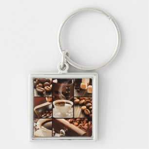 Porte-clés Collage de café
