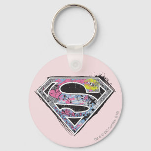 Porte-clés Collage du logo Supergirl