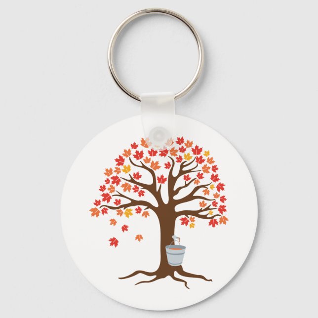 Porte-clés Collecte du sirop (Recto)