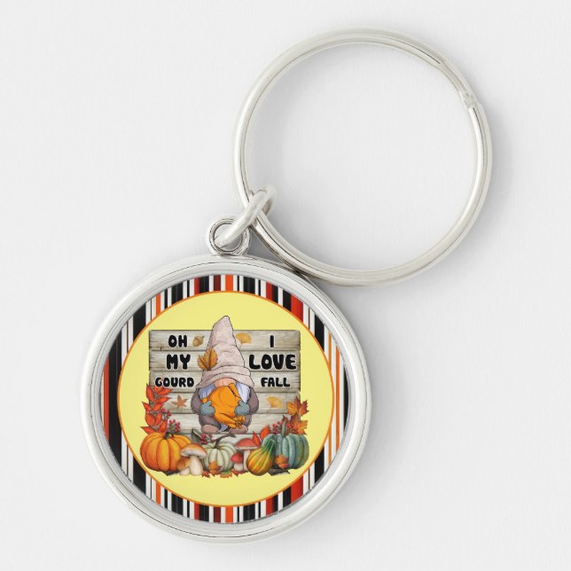 Porte-clés Collection d'automne populaire Thanksgiving (Devant)