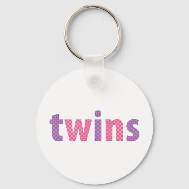 Porte-clés COLLECTION DE VINS - filles {violet + rose} (Recto)