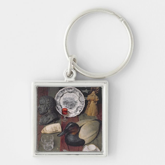 Porte-clés Collection d'objets, y compris une tasse (Devant)