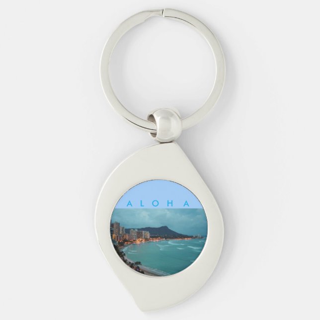 PORTE-CLÉS COLLECTION HAWAI ALOHA - (Devant)